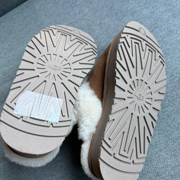 UGG Women's Disquette Slip On Shoes Chestnut Women’s 6 NWOB - Picture 9 of 13